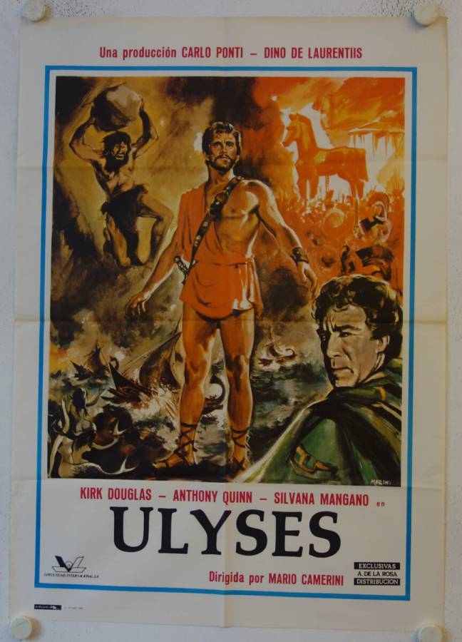 Die Fahrten des Odysseus originales spanisches Filmplakat (R82)